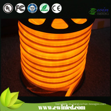 Tira de luz LED naranja neón flexible para decoración navideña